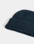 Gorro Clasico Gorro Tejido Efecto Rotura - Azul Medio