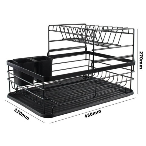 Escurridor de platos metálico 2 niveles Escurridor de platos metálico 2 niveles