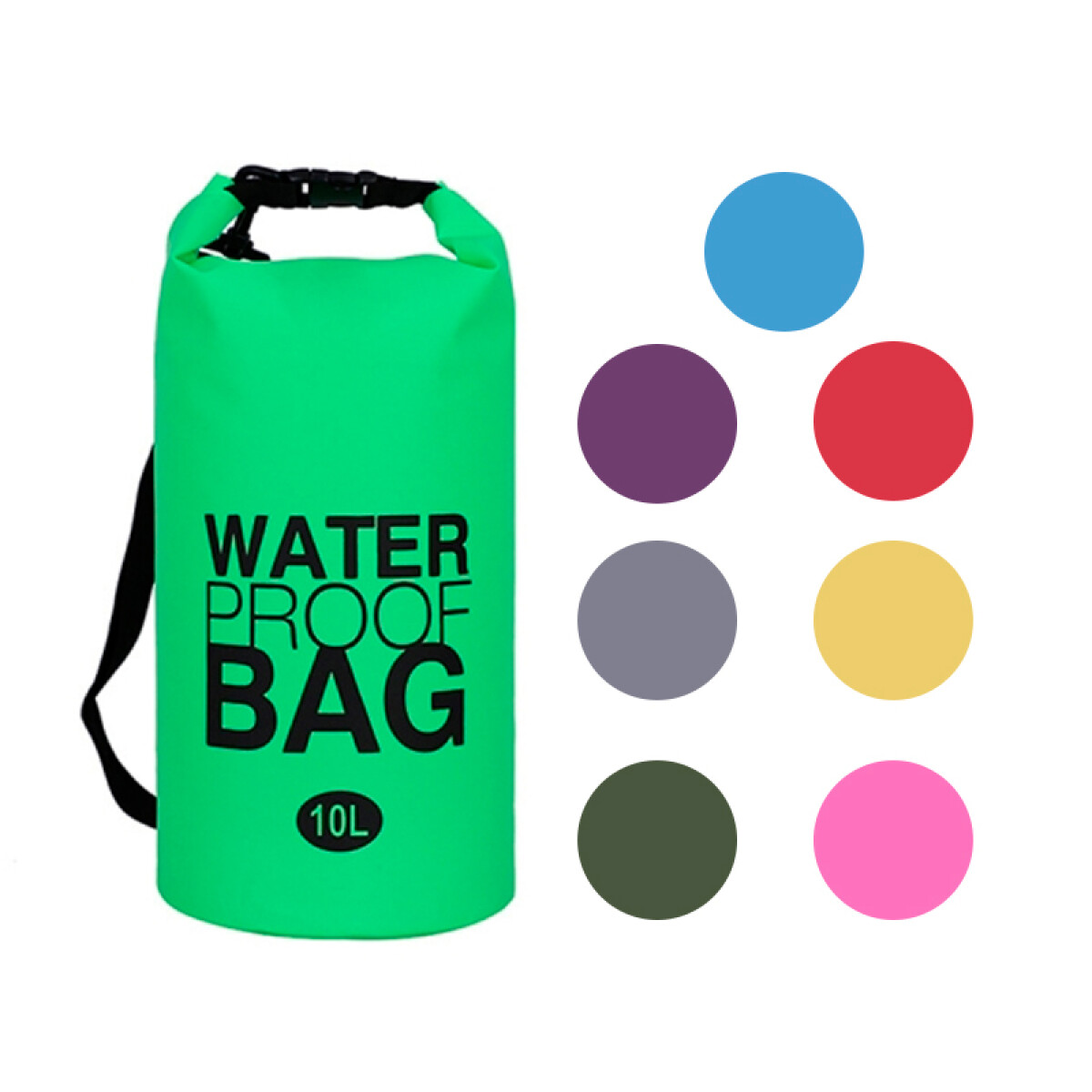 Bolso PVC Water Proof 10lts Colores Surtido 