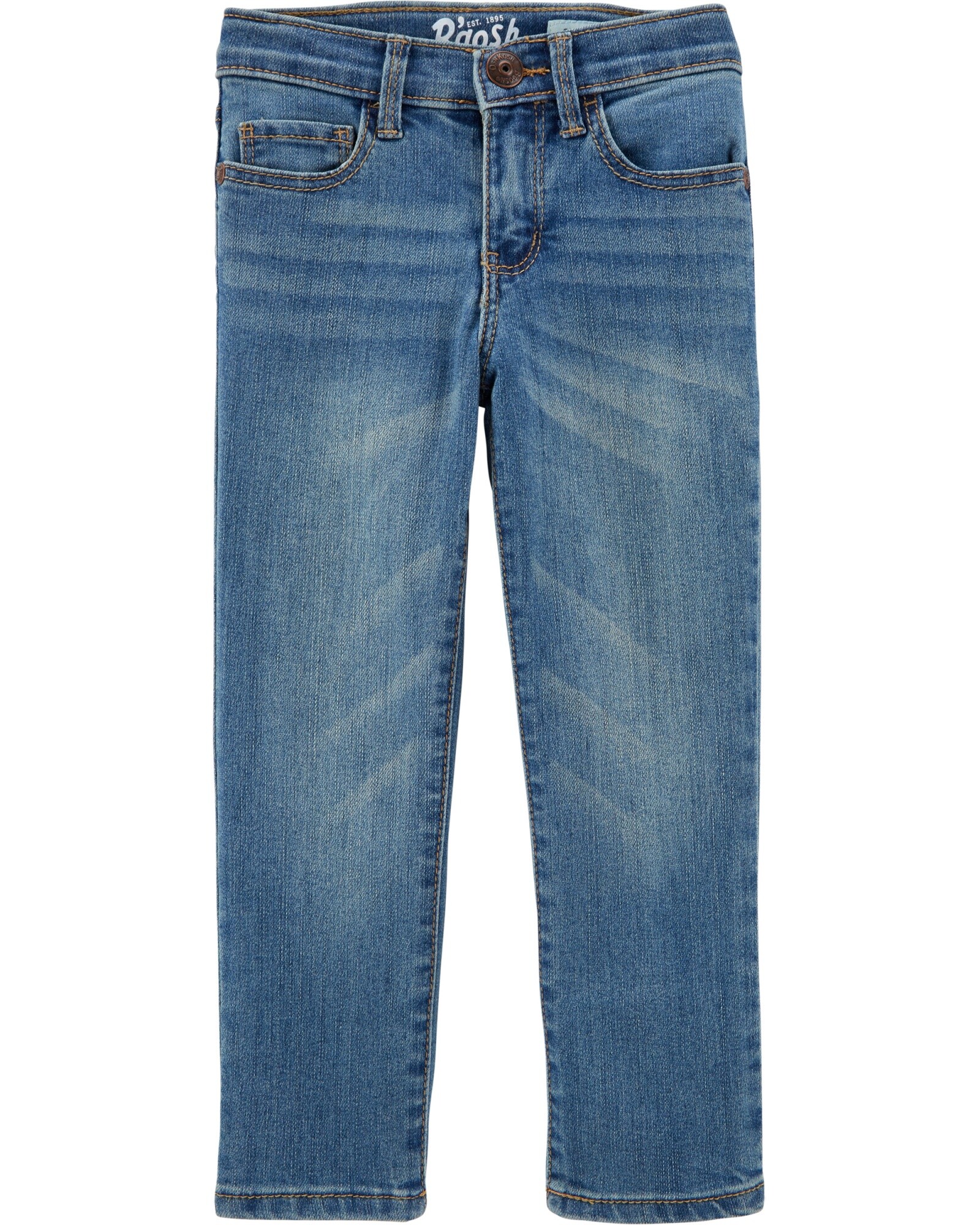 Pantalón de jean clásico lavado Sin color