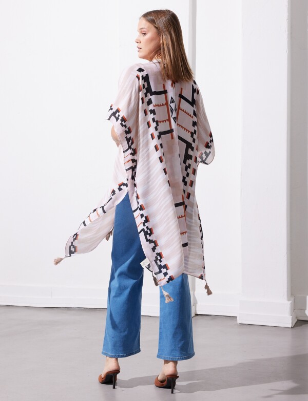 Kimono Printed BEIGE/MULTI