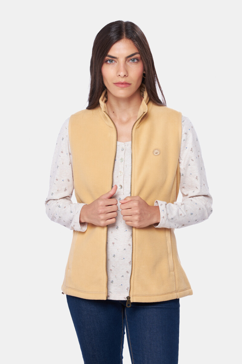 CHALECO POLAR - Beige 