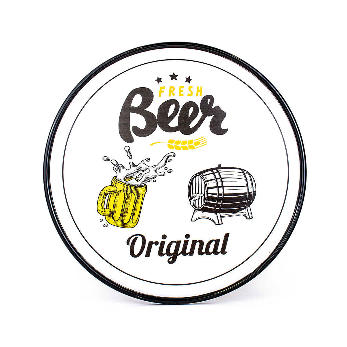 Chapa Circular Decorativa - Fresh Beer 