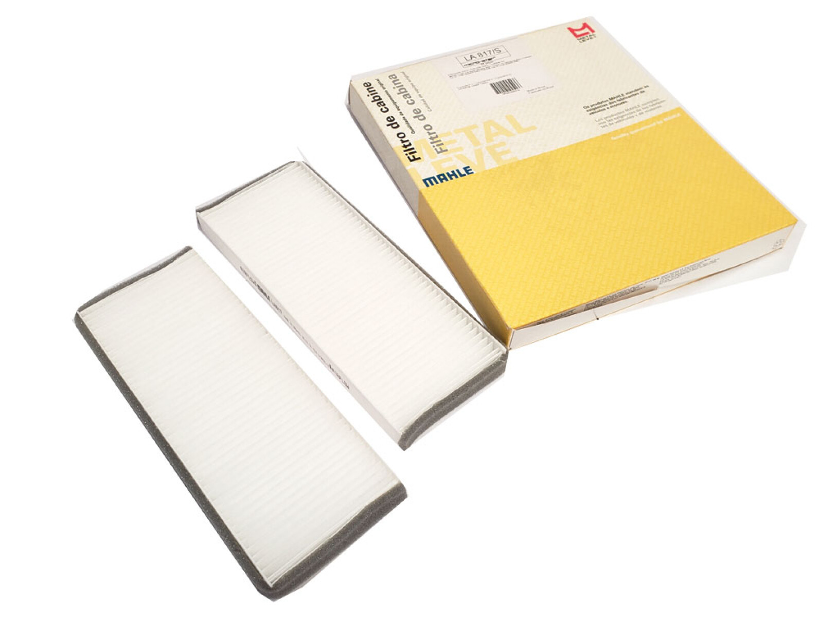 FILTRO HABITACULO NISSAN FRONTIER 2005/15 2 ELEMENTOS CU10010/2 AKX1957/2 MAHLE 