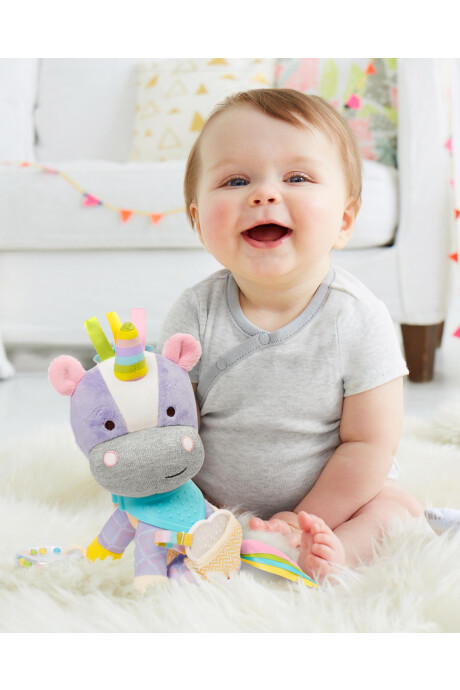 Peluche colgante multisensorial, diseño unicornio Peluche colgante multisensorial, diseño unicornio