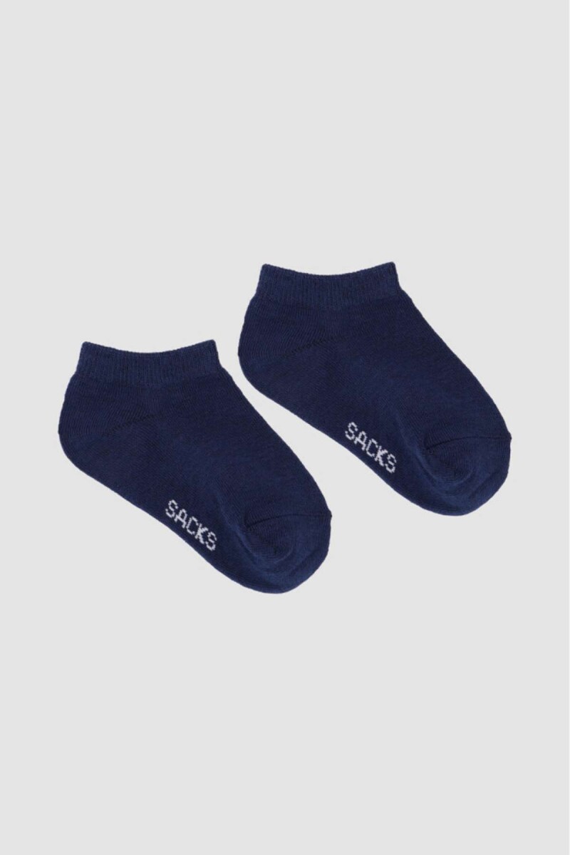 Medias ciclista lisas - Azul 