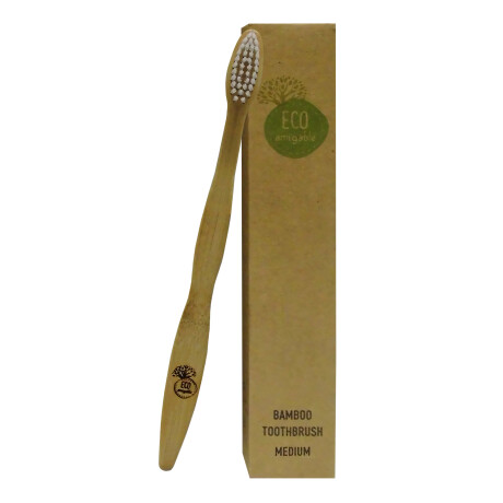 Cepillo De Dientes Ecológico De Bambú Medium 5u 001