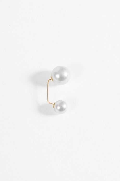 Prendedor perlas multicolor