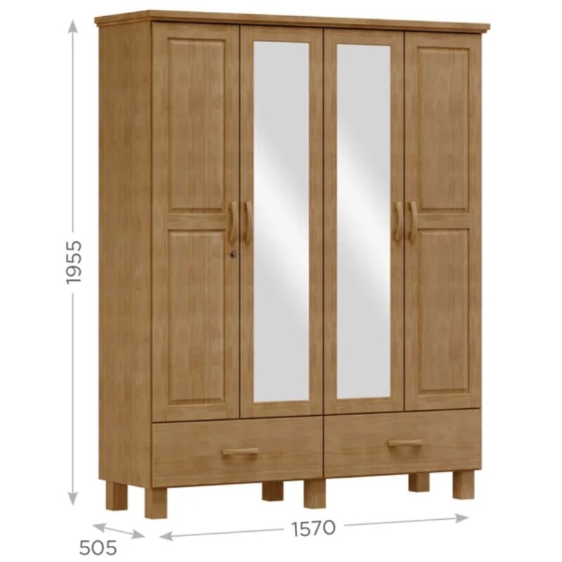 Ropero Placard Finestra 4 Ptas 2 C 1142FN Freijo Ropero Placard Finestra 4 Ptas 2 C 1142FN Freijo