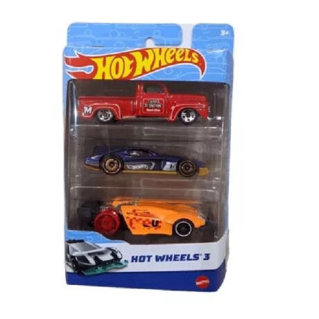 Pack x3 Autos Hotwheels Pack x3 Autos Hotwheels