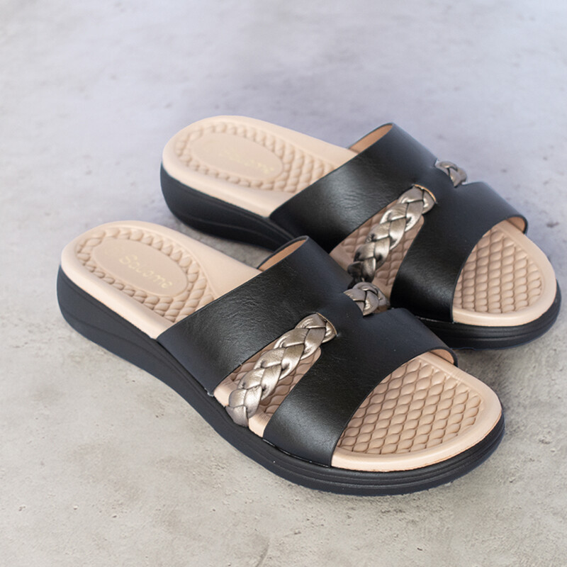 Sandalia de Dama Salome BLACK/PEWTER