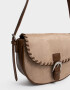 Bandoleras Bandolera Suede Gris - Gris Visón