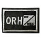 Parche bordado de grupo sanguíneo ORh -
