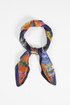 Pañuelo floral vintage naranja
