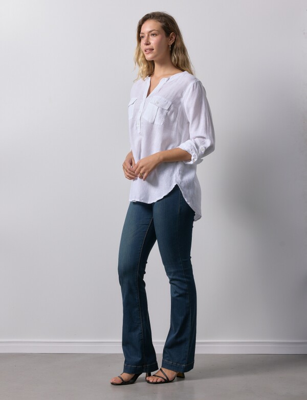 Blusa Lino BLANCO