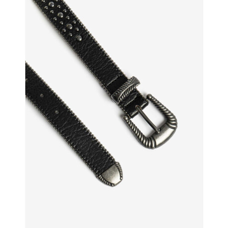 Cinturon Con Tachas Negro