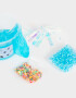 Lúdico Slime Con Accesorios Para Customizar - Azul Celeste