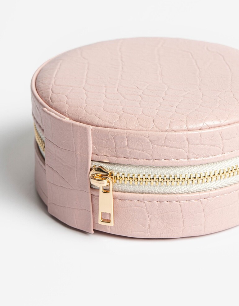 Porta Cosméticos Organizadores Rosa Claro