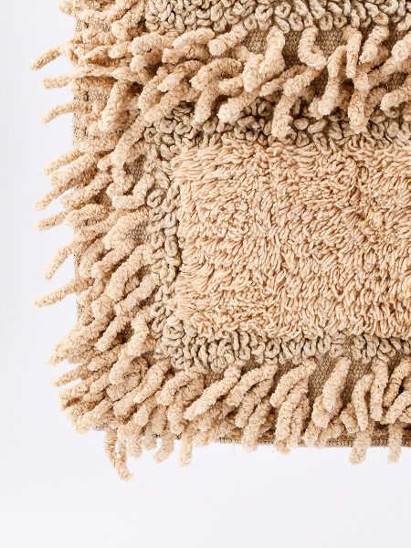 ALFOMBRA DE BAÑO BEIGE
