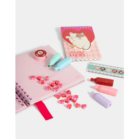 Set De Gomas De Borrar En Cajita Combinacion Multicolor