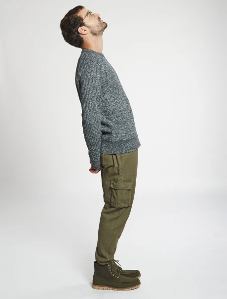 Pantalon cargo oliva