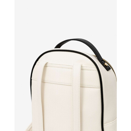 Mochila Con Bolsillo Blanco Crudo