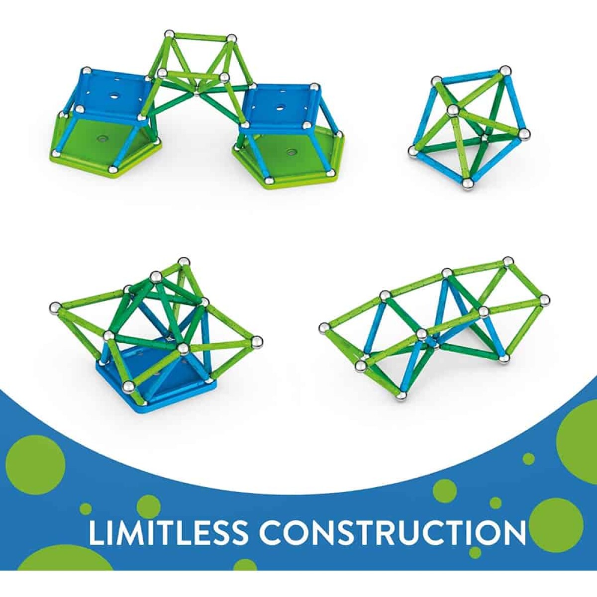 Juego de Construcción Geomag Classic Reciclado 60P 