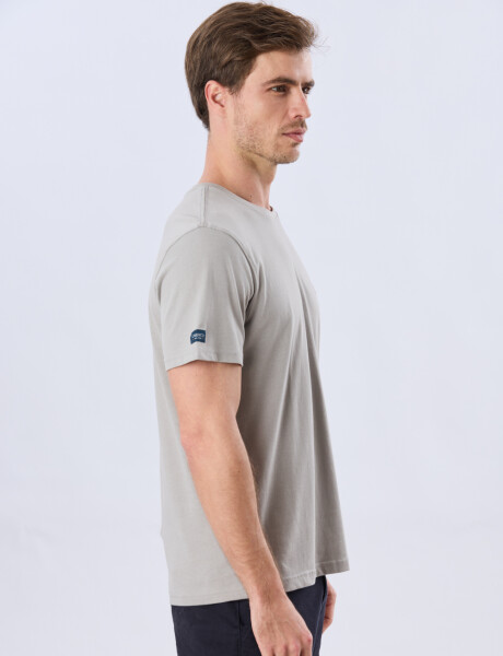 REMERA BÁSICA DE ALGODÓN Khaki