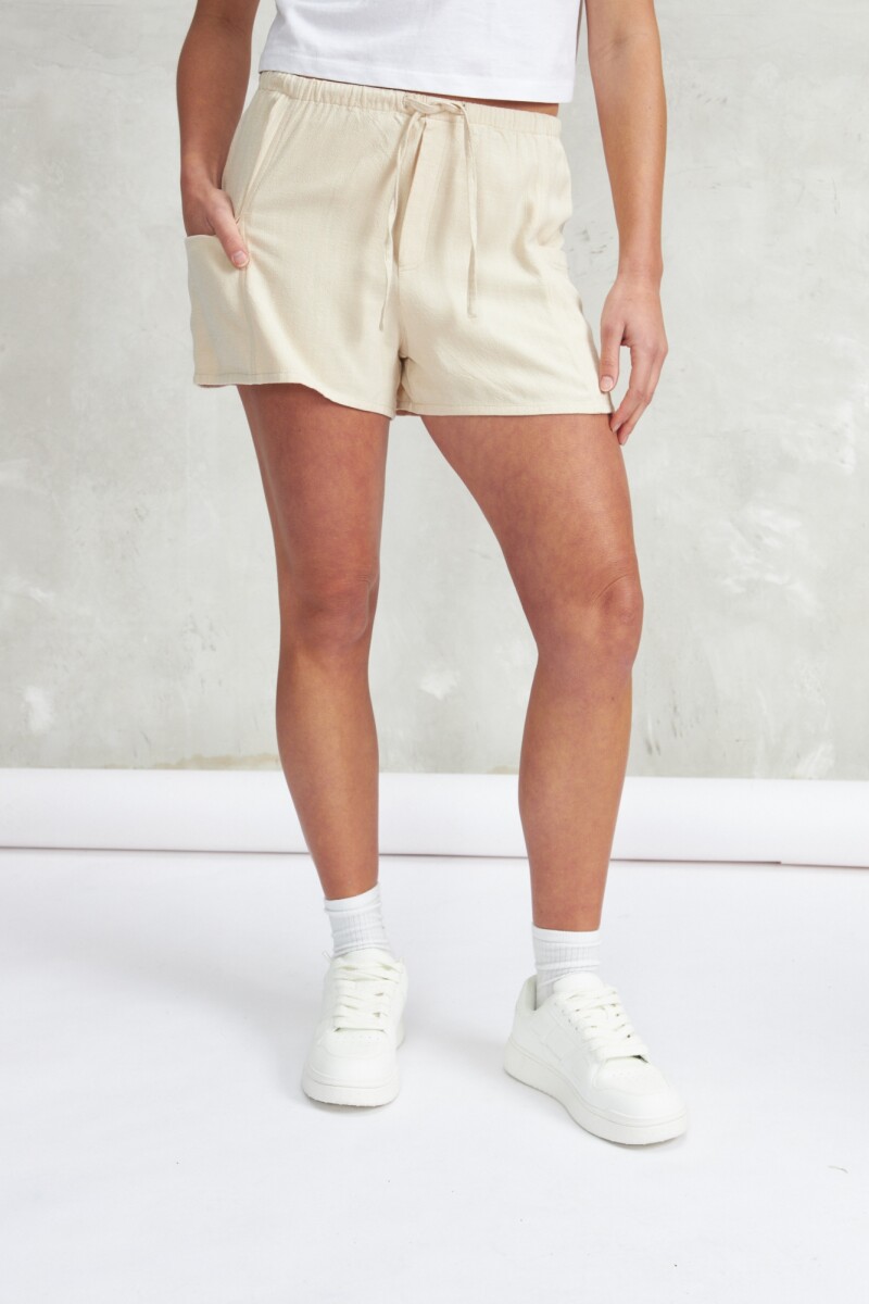 SHORT BURGOS - BEIGE 