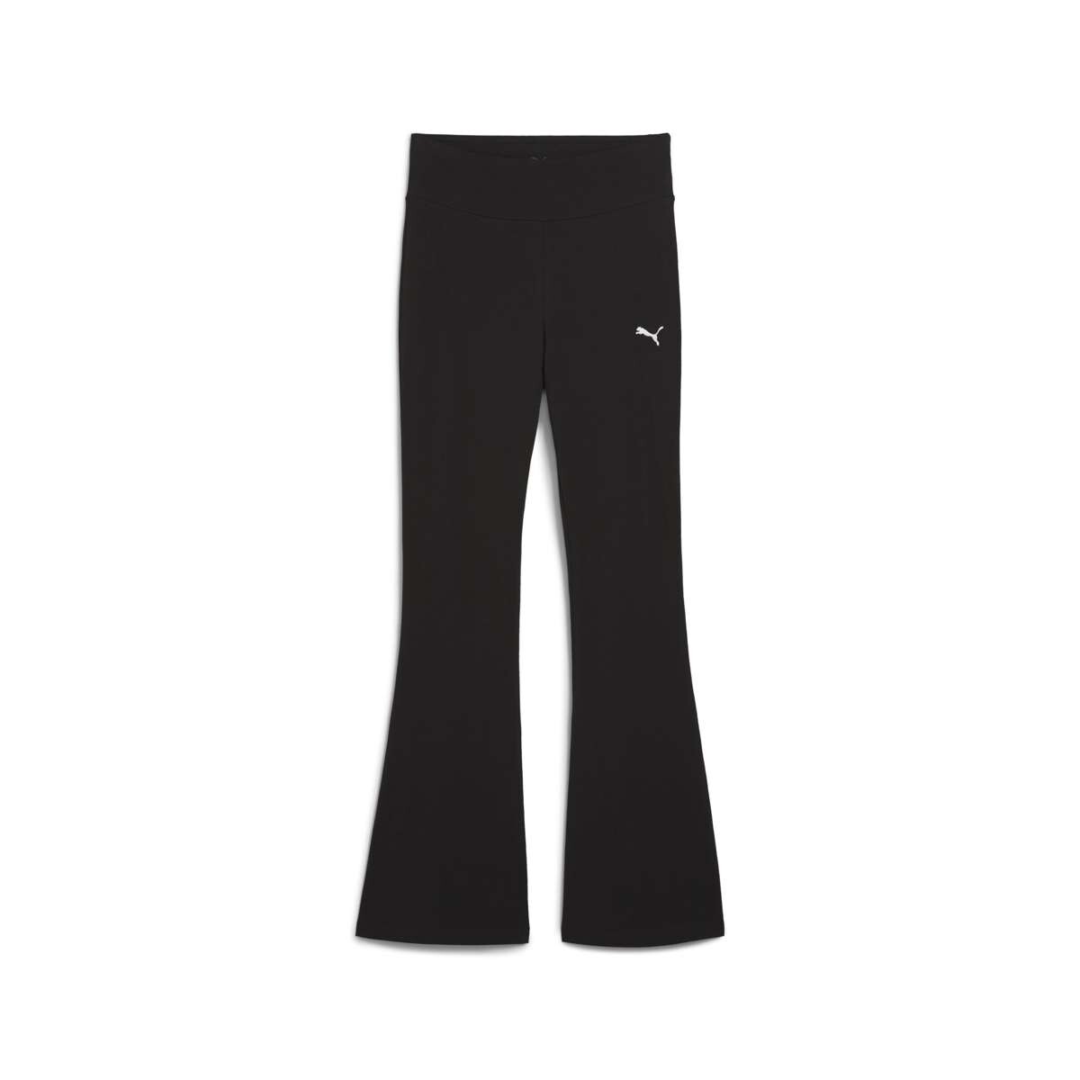 Pantalón Largo Ess High Waist Flared Leggings de Mujer - Negro 