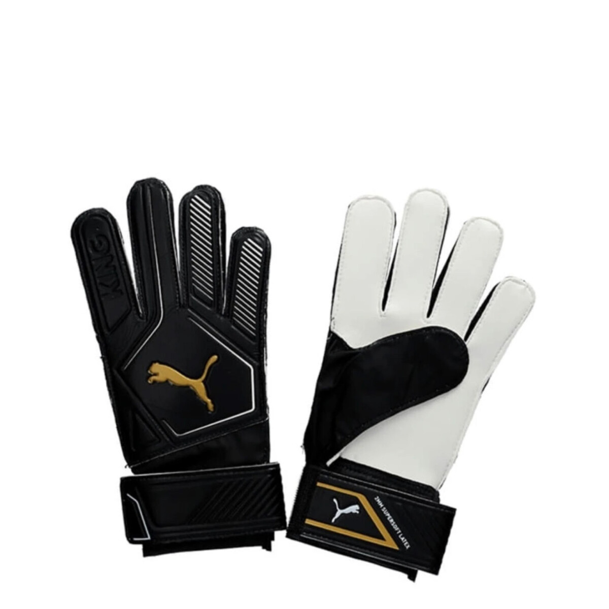 Guantes Puma King 4 Gloves - Negro - Blanco 