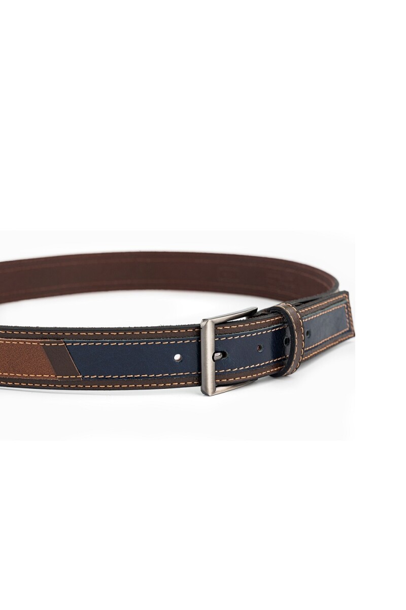 Cinto cuero combinado colores Cinto cuero combinado colores