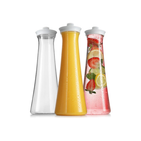Botella de plástico de 1 litro base redonda Sc