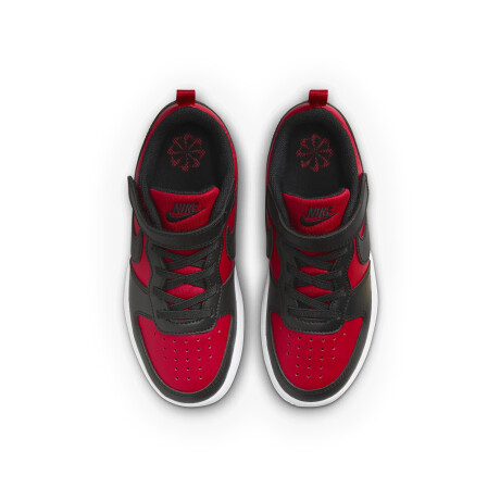 Championes Nike Courth Borough Low De Niño Black & Red