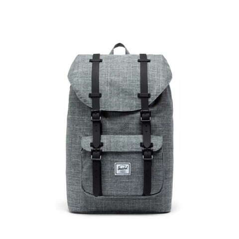 Herschel Little America Mid-Volume - Unisex Raven Crosshatch