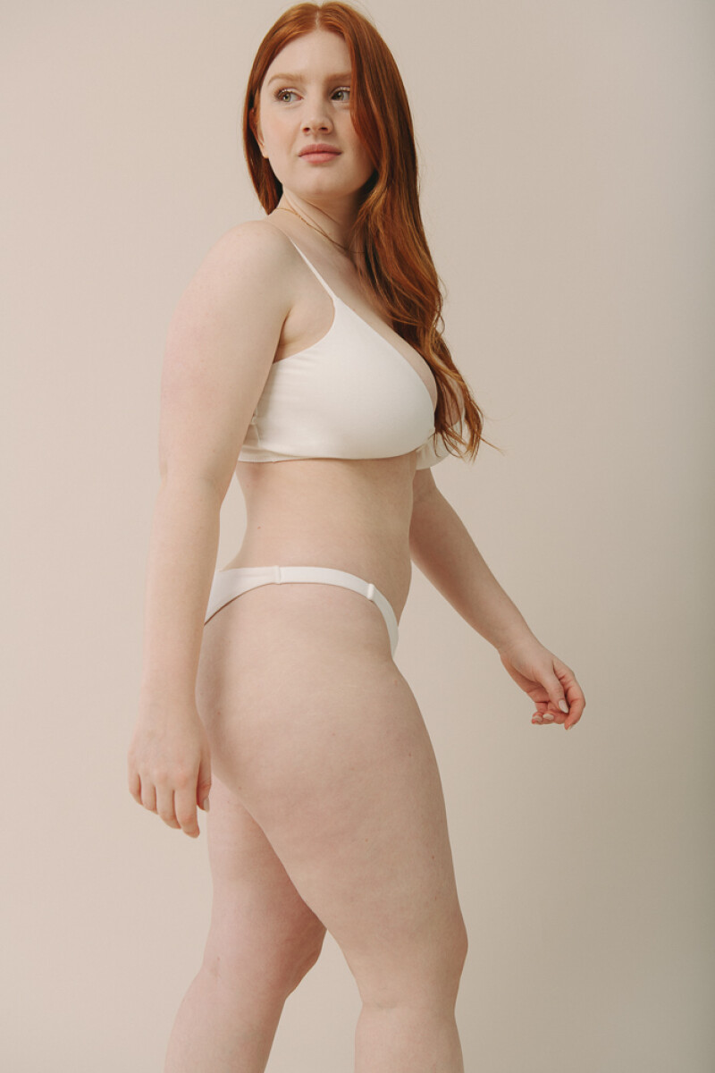 Vedetina Bella Algodón – Doble tejido delantero y trasero, sin costuras visibles Crema