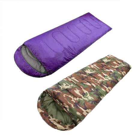 Sobre Dormir C/ Capucha Reforzado + Bolso Camping N1 Camuflado