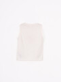 MUSCULOSA ESTAMPADA OFF WHITE