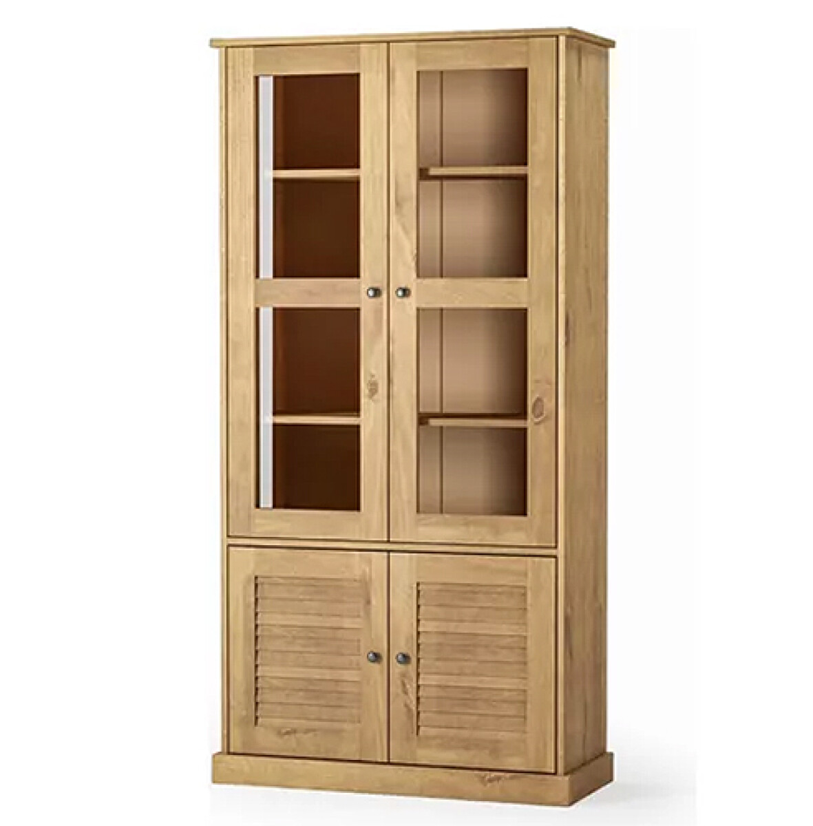 CRISTALERO BV VEN013M -2 Ptas Vidrio + 2 Ptas Madera -Miel - - Sin color 