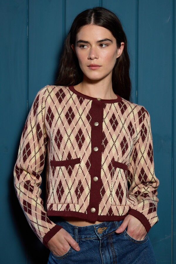 Saco Rombos Renata Rosa