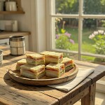 6 Sándwiches Olímpicos en Pan Negro 6 Sándwiches Olímpicos en Pan Negro