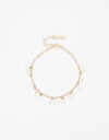 Pulseras Flexibles Perla Pulsera Flexible Perlas - Dorado
