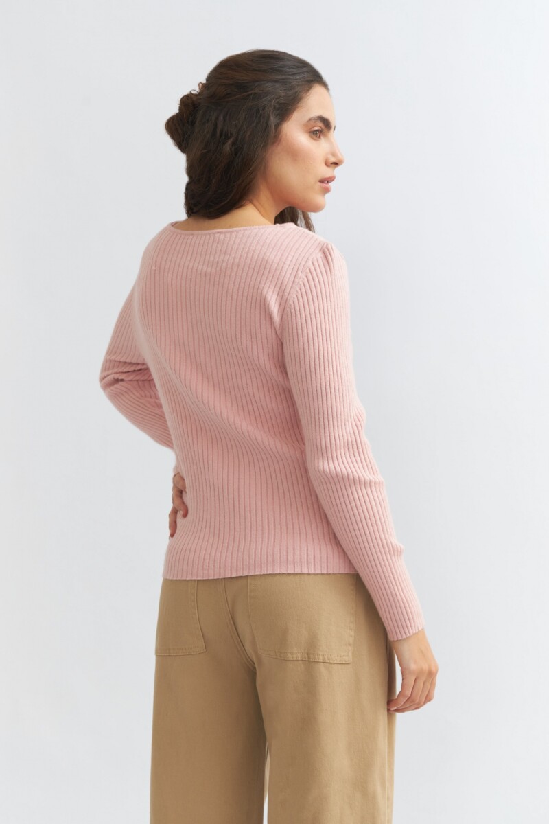 Cardigan clásico ROSA