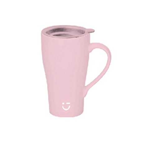 Taza cerámica 430ml rosa