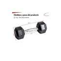 MANCUERNA HEXAGONAL ENGOMADA 5KG NEGRO
