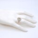 Anillo oro 18k y platino brillantes y diamantes Anillo oro 18k y platino brillantes y diamantes