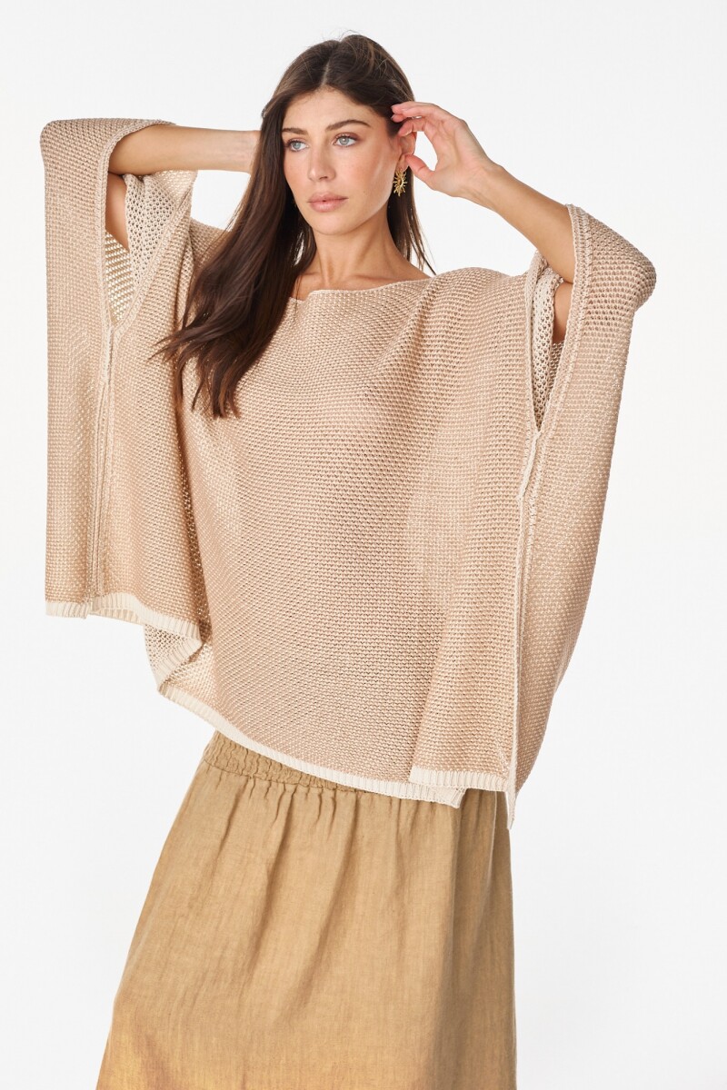 Blusa Nube Cobre/Crudo