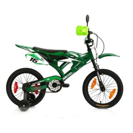 Bicicleta Baccio R.16 Niño Motobike Verde