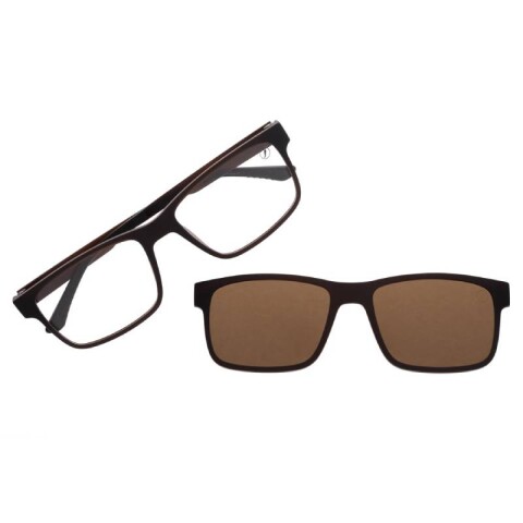 Armazón Chilli Beans Aveiro Marrón Oscuro Matte