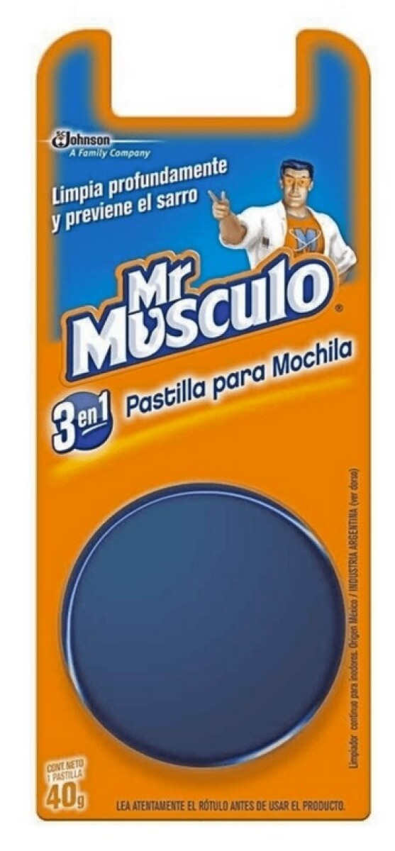 BLOQUE MR MUSCULO PARA MOCHILA 3 EN 1 40 GR 